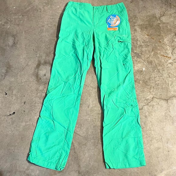 Columbia Omni Shade Mint Green UPF 30 Pants - Picture 1 of 6
